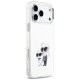 Karl Lagerfeld IML Aquarelle Karl & Choupette & Logo MagSafe vāciņš iPhone 17 Pro Max – balts | Phone Case Cover