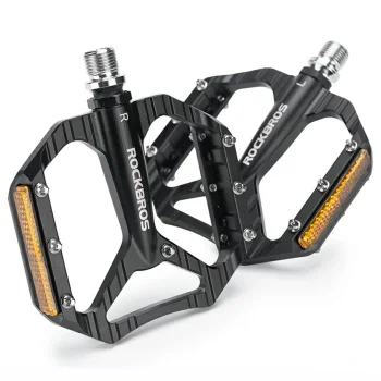 Rockbros C700 velosipēdu pedāļi, alumīnija, melni