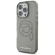 Karl Lagerfeld IML Rhinestones Karl Head Case for iPhone 16 Pro, Black