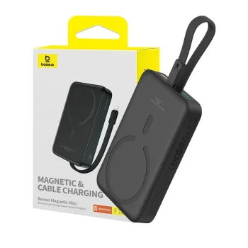 Baseus Magnetic Mini MagSafe 10000mAh 20W внешний аккумулятор с встроенным кабелем...