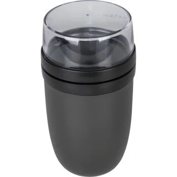 Pārtikas trauks Mepal Lunchpot Ellipse XL, 750+300 ml, nordic black