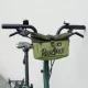 Velosipēda stūres un pleca soma Rockbros W020, 1.8-2.7 l, zaļa