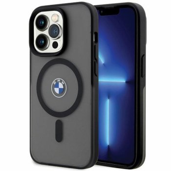 Apple iPhone 14 Pro 6.1'' BMW Signature Magsafe Case Cover (BMHMP14LDSLK), Black | Telefona Maciņš Vāks Apvalks...