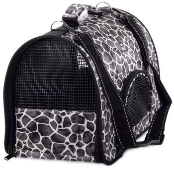 Large Pet Carrier Bag for Dogs and Cats, Black