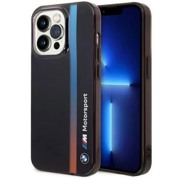 Apple iPhone 14 Pro Max 6.7" BMW IML Tricolor Stripe Case Cover (BMHCP14X22HVGV), Black | Чехол Кейс...