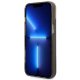 Guess Liquid Glitter Palm vāciņš iPhone 14 Plus modelim Melns