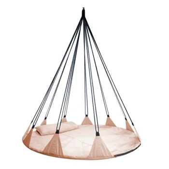 Apaļas dārza šūpoles Bocāna ligzda Carruzzo 150 cm