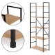 Modernhome koka plaukts LOFT, 5 plaukti