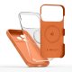 Tech-Protect silikona MagSafe vāciņš iPhone 17 Pro telefonam – oranžs | Phone Case Cover