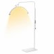 Pusmēness LED grīdas lampa kosmetologiem 40W, 320 LED, balta