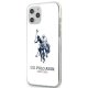 Apple iPhone 12 Pro Max 6.7\'\' US Polo Shiny Big Logo Case Cover (USHCP12LTPUHRWH), White