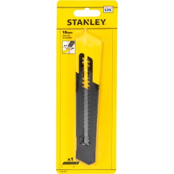 Сегментный нож Stanley SM 18 мм, желтый/черный