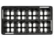 DIVODV Seedling Trays for Sowing and Planting, 8 Cells, Black