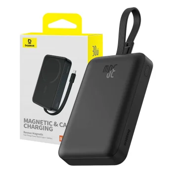 Baseus Magnetic Mini MagSafe 10000mAh 30W внешний аккумулятор с встроенным USB-C...