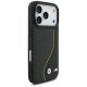 BMW iPhone 17 Pro vāciņš M Carbon Line & Logo MagSafe, melns/dzeltens