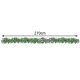 Ruhhy 22322 Artificial Christmas Garland with LED Lights, 2.7m
