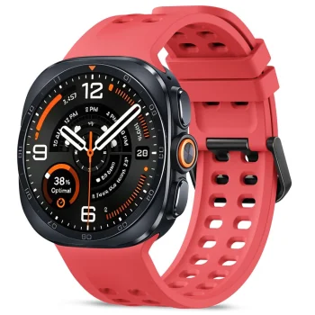 Pulksteņa siksniņa Tech-Protect Silicone Air priekš Samsung Galaxy Watch Ultra 47mm, sarkana