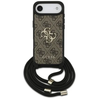 Guess iPhone Air vāciņš 4G Big Logo Cord Strap Crossbody, brūns