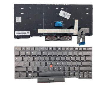 Lenovo ThinkPad E480 L480 T480S T490 Keyboard, Black
