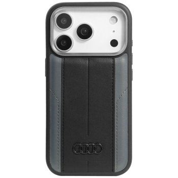 Audi iPhone 17 Pro Case A6 Synthetic Leather MagSafe, Black