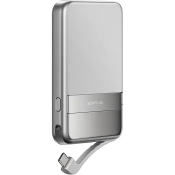 EcoFlow RAPID Magnetic Power Bank, 5000mAh, 30W, Silver