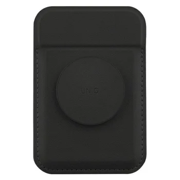 Uniq Flixa Магнитный Кошелек для Карт с Подставкой Черный/Jet Black MagSafe