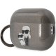 Karl Lagerfeld AirPods Pro 2 Case KLAP2HNKCTGK Black Glitter NFT Karl&Choupette