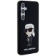 Karl Lagerfeld Samsung Galaxy S24+ Case Silicone Ikonik, Black