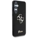 Guess Fixed Glitter Big 4G Metal Logo vāciņš Samsung Galaxy S25, melns