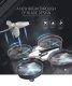 JJRC H36 Mini RC Drone with 6-Axis Gyro and LED, Black