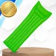 Надувной матрас для плавания Bestway 183 x 69 см, зеленый