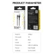 Кабель Wozinsky WNBAL1 USB-A - Lightning 2.4A 1м, черный
