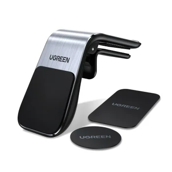 Магнитный автодержатель Ugreen LP290 в дефлектор, серебристый