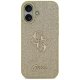 Guess iPhone 17 Case Fixed Glitter Big 4G, Gold