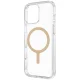 Чехол Uniq Clario Magclick Charging для iPhone 16 Pro, Прозрачный/Золотой