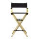 Activeshop Alu Folding Makeup Chair, Gold