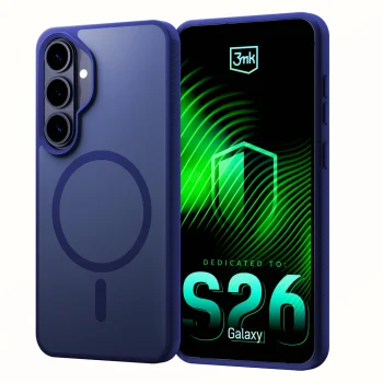 Vāciņš 3mk Smoke MagCase priekš Samsung Galaxy S26, tumši zils