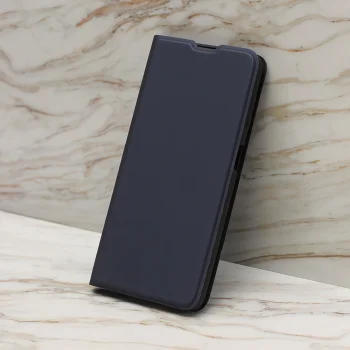 Xiaomi Redmi 14C Smart Soft Book Case Cover, Blue | Чехол для Телефона Кабура Книжка