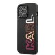 Жесткий чехол Karl Lagerfeld Multipink Brand для iPhone 13 Pro Max, черный