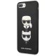 Karl Lagerfeld Saffiano Karl&Choupette Head Case for iPhone 7 Plus / 8 Plus Black