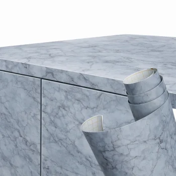 Self-Adhesive Furniture Foil / Wallpaper, Grey Marble, 1.22x50m