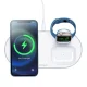 Bezvadu lādētājs Mcdodo CH-7060 3 in 1 15W (mobilais/TWS/Apple watch) (balts) | Wireless Charger (mobile/TWS/Apple...