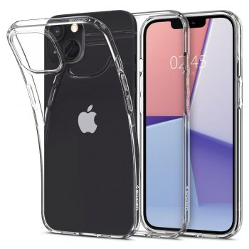 Apple iPhone 13 6.1'' Spigen Liquid Crystal TPU Case Cover, Transparent | Telefona Macņš Vāciņš Apvalks Bampers