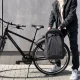 Wozinsky velosomas mugursoma 2-in-1 bagāžniekam, 40l, melna