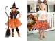 Halloween kostīms meitenēm ar tutu svārkiem un spīdīgu ķirbju matu stīpu, oranžs