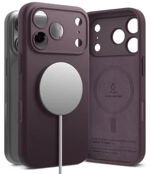 Чехол Ringke Silicone MagSafe для iPhone 18 Pro Max, темно-вишневый