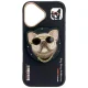 Чехол Nimmy Glasses Cool Dog MagSafe для iPhone 16, черный