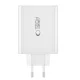 Tech-Protect NC100W-GAN GaN tīkla lādētājs 3x USB-C PD 100W / 1x USB-A QC 3.0 balts