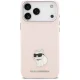 Karl Lagerfeld Choupette silikona vāciņš iPhone 18 Pro Max / 17 Pro Max, rozā