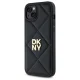 Чехол DKNY для iPhone 15 Plus Quilted Stack Logo, черный